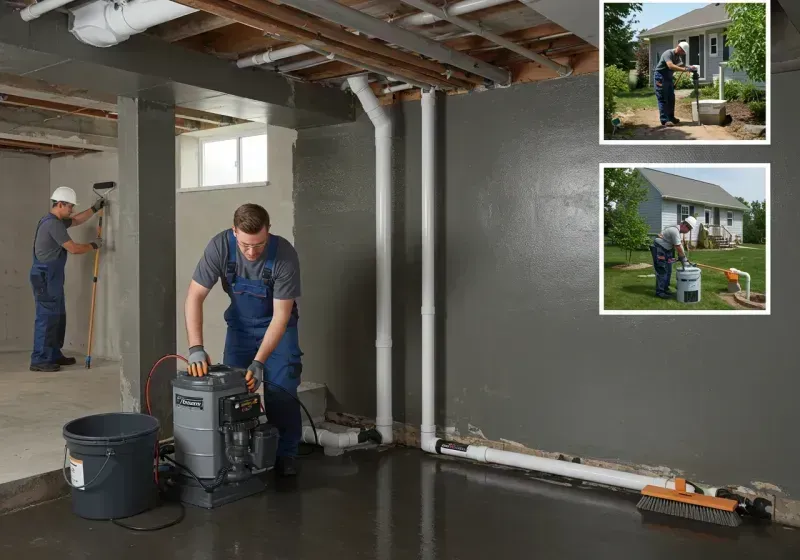 Basement Waterproofing and Flood Prevention process in McGehee, AR